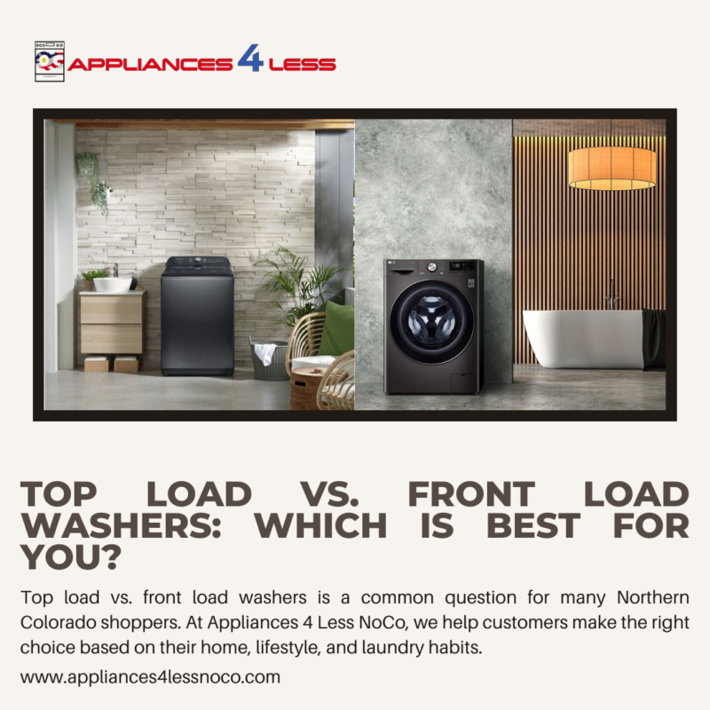 Top load vs. front load washers