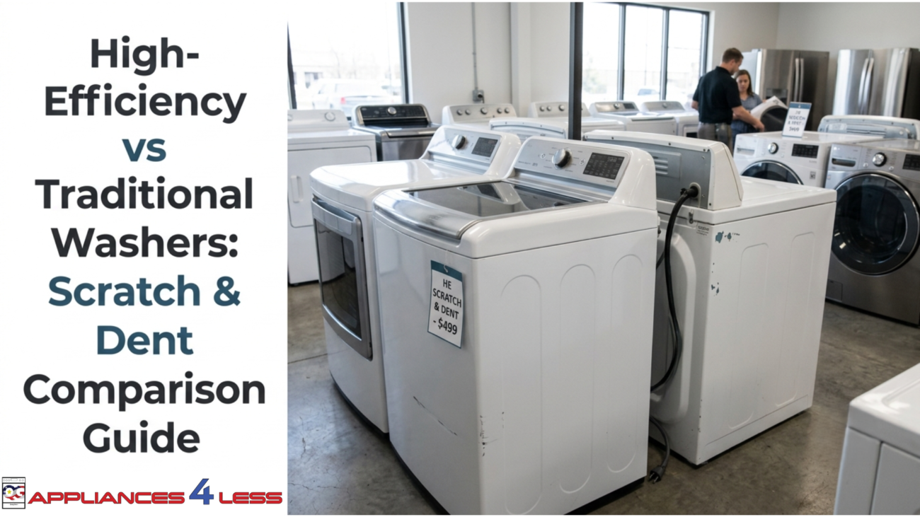 High-Efficiency Vs Traditional Washers