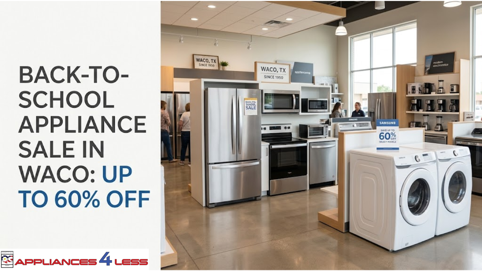 Waco School Appliance Sale