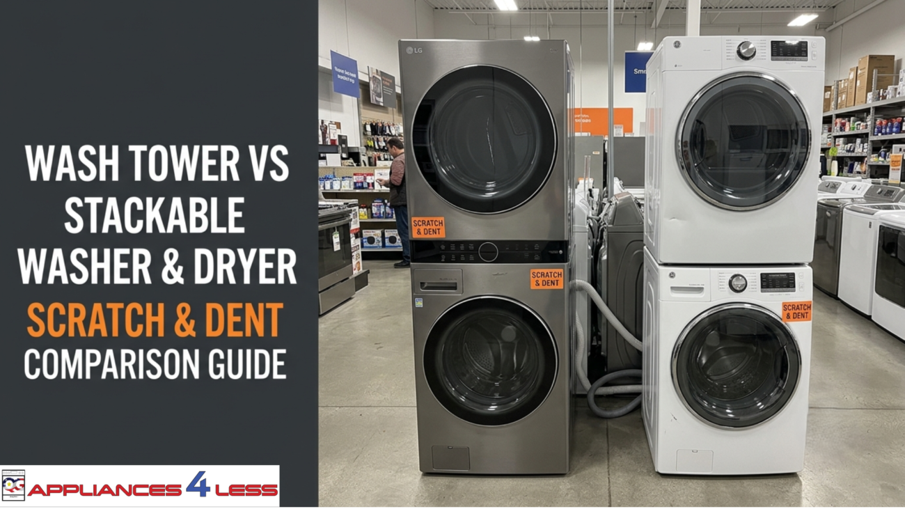Wash Tower Vs Stackable Units