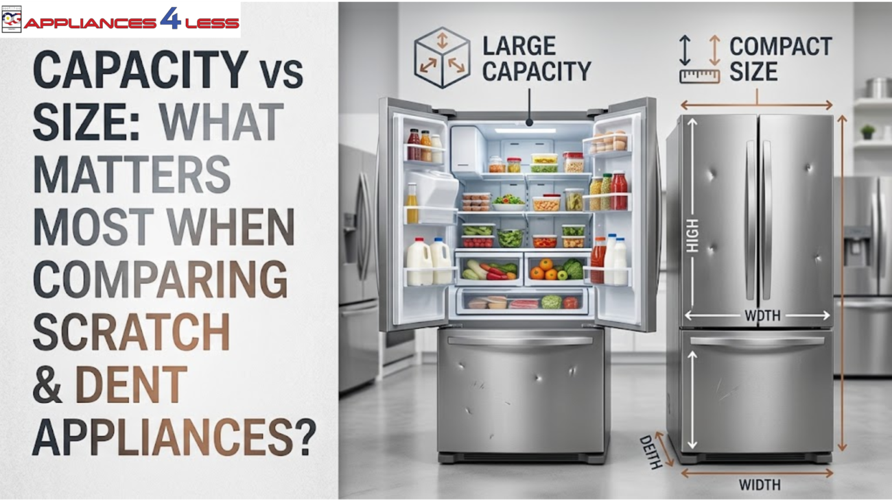 Capacity vs Size in Appliances