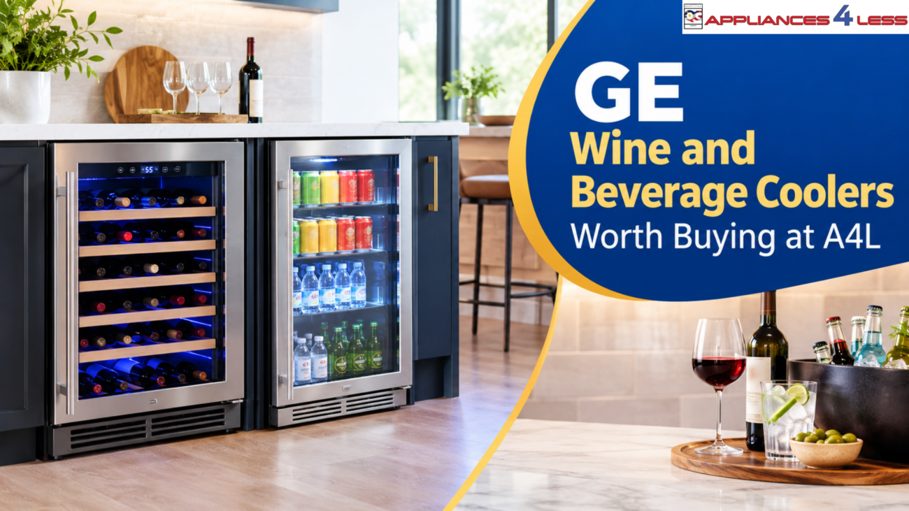 GE Wine and Beverage Coolers